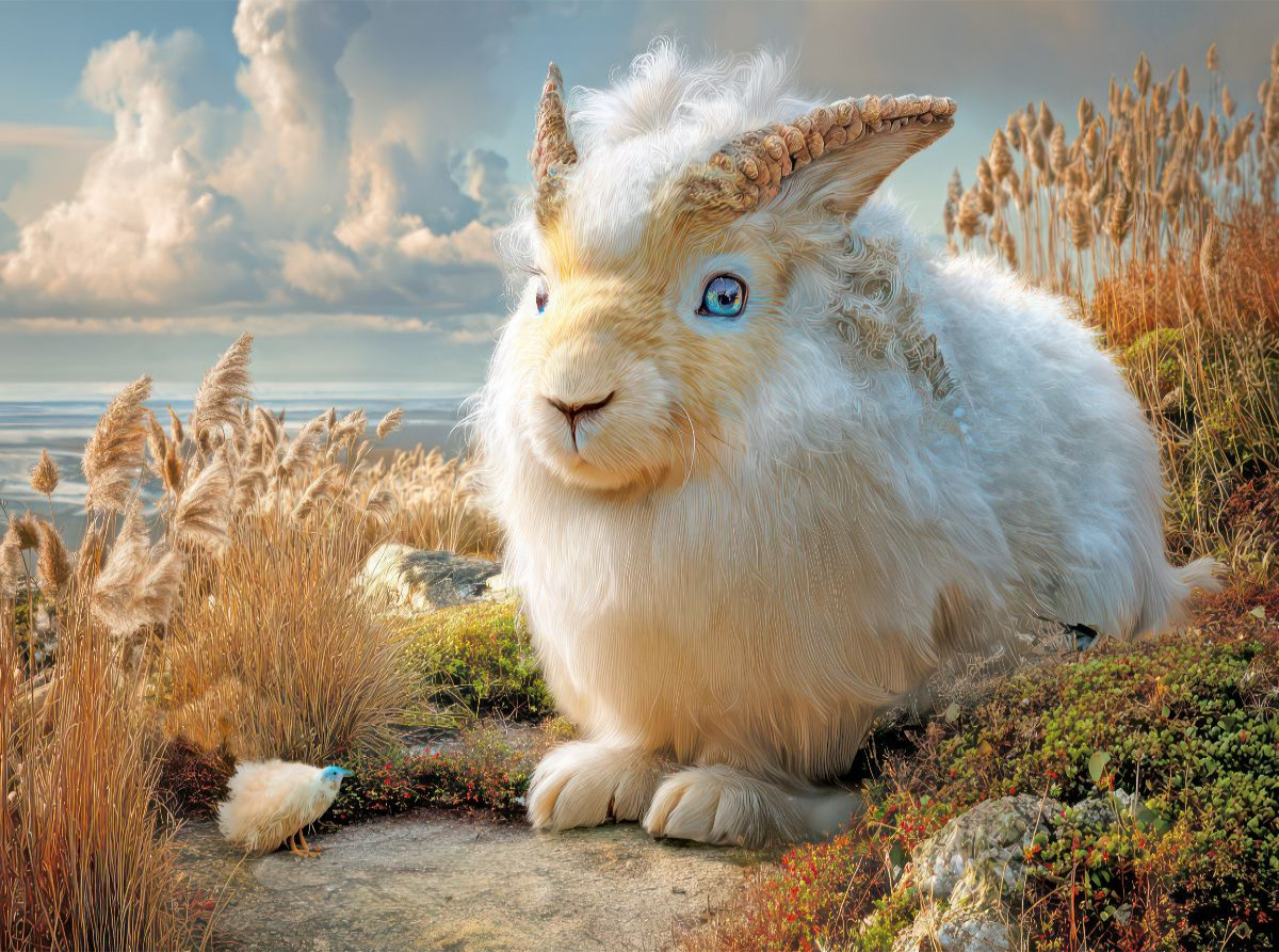 Fluffige Hybridtiere