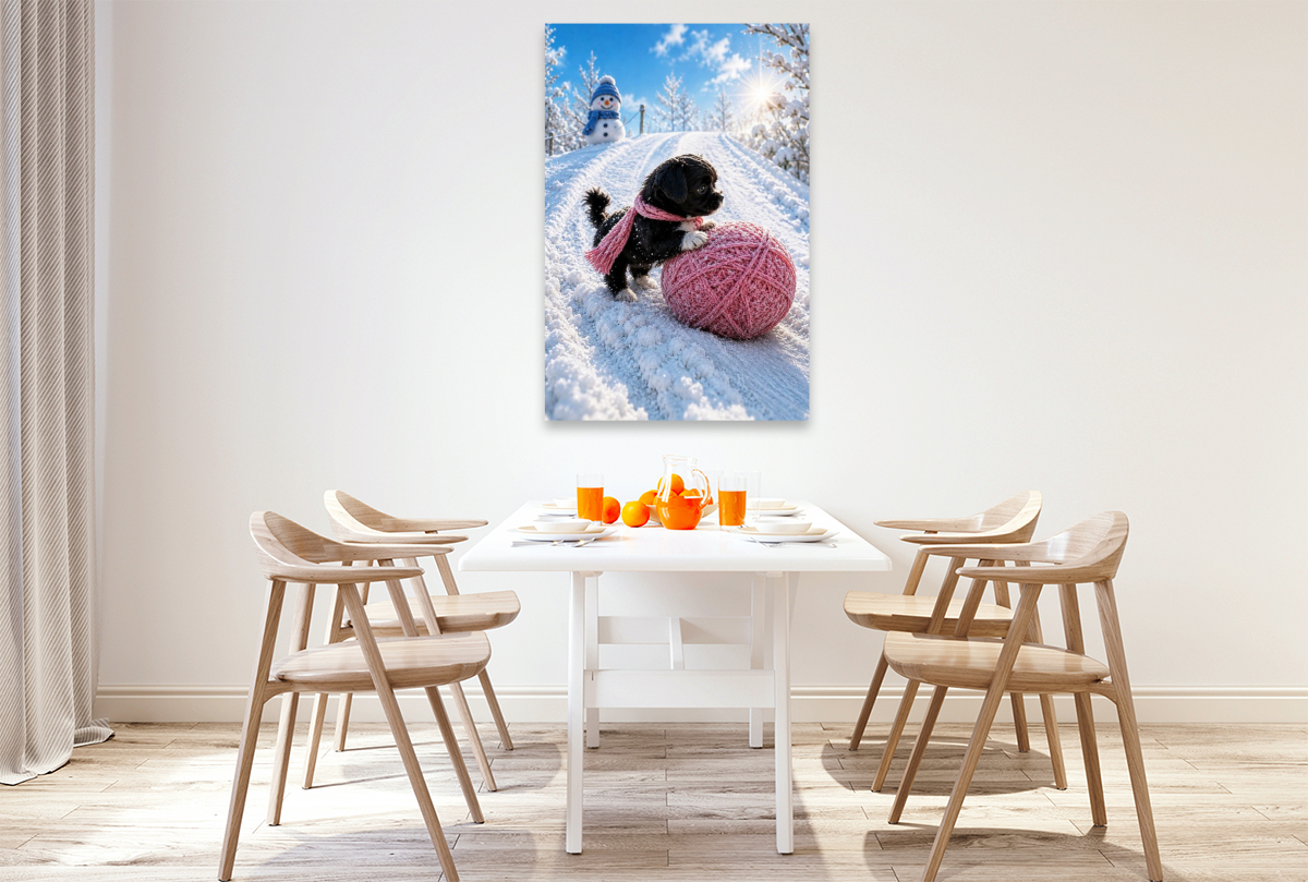 Der Schatz aus rosa Wolle