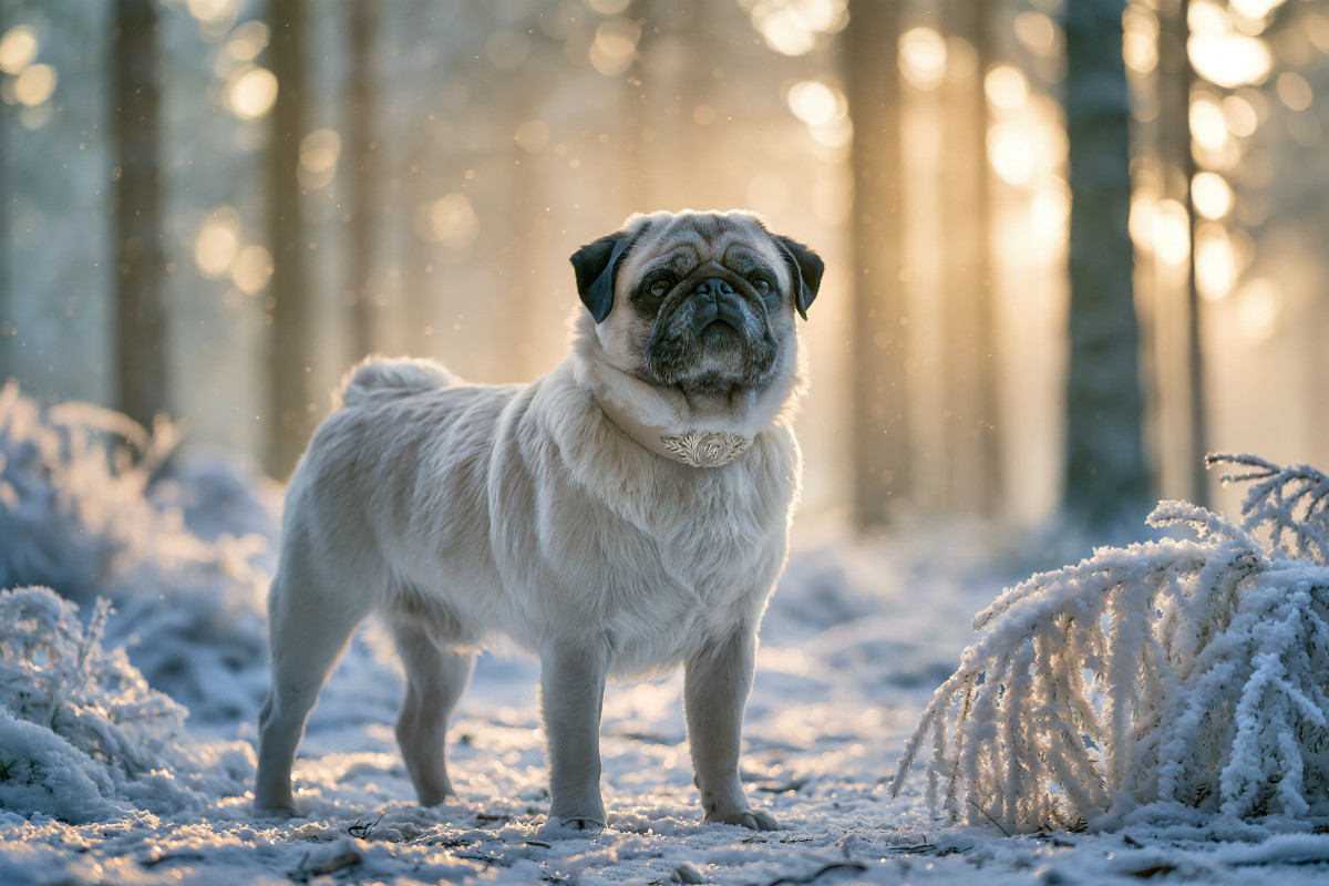Winterzauber auf vier Pfoten