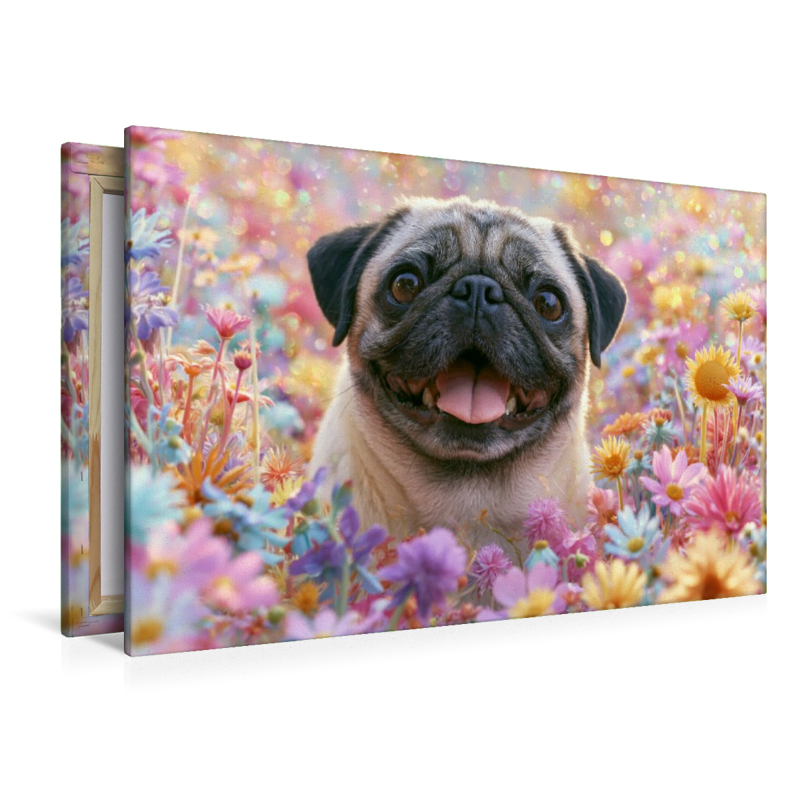 Ein Motiv aus dem Kalender Edle Möpse