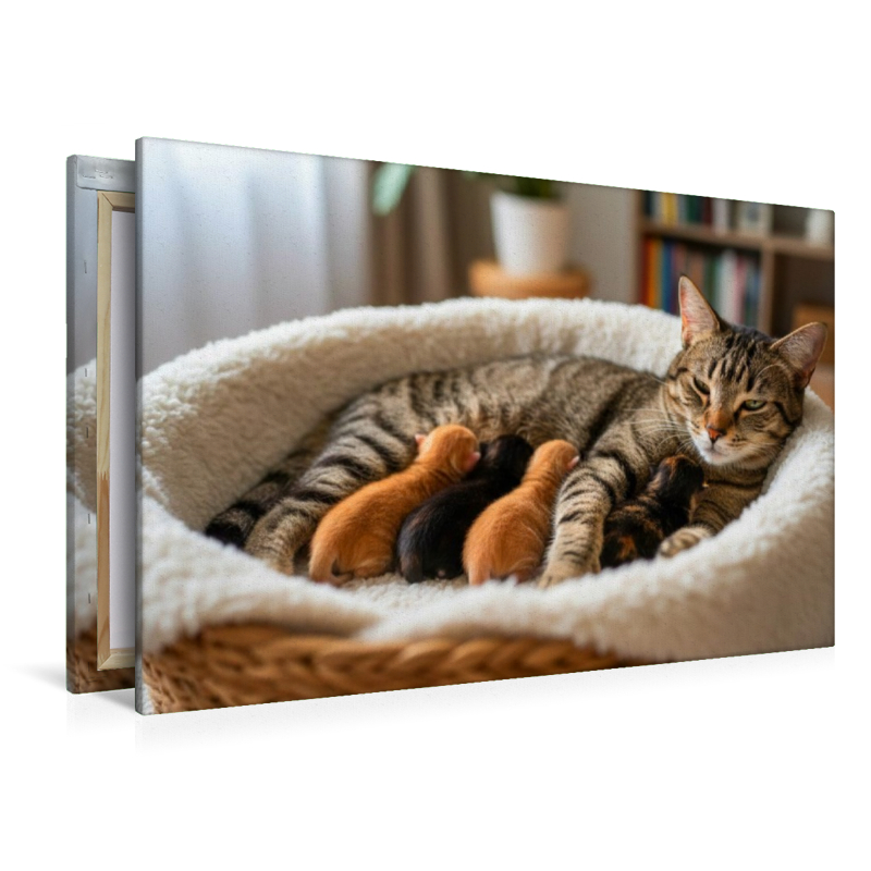 Schnurrendes Wohlgefühl im Katzenkörbchen