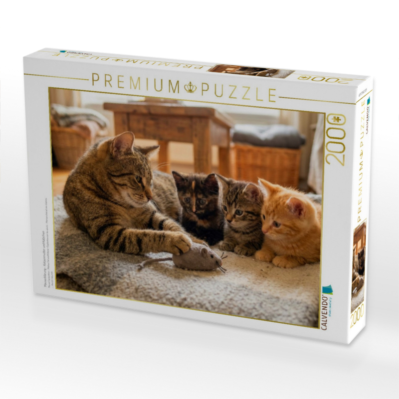 Mauserklärung - Katzenmutter und Kätzchen
