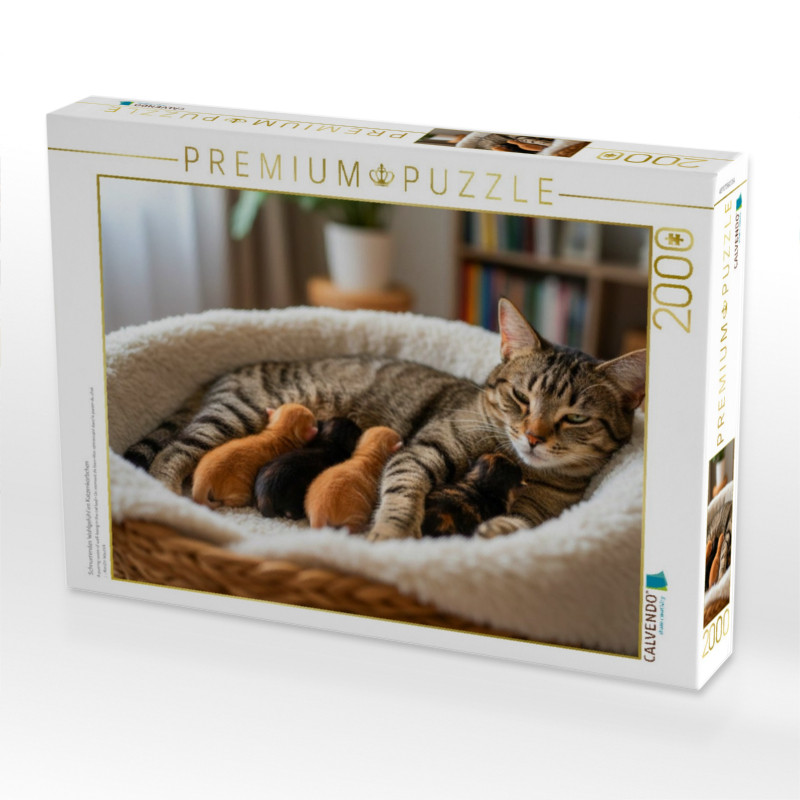 Schnurrendes Wohlgefühl im Katzenkörbchen
