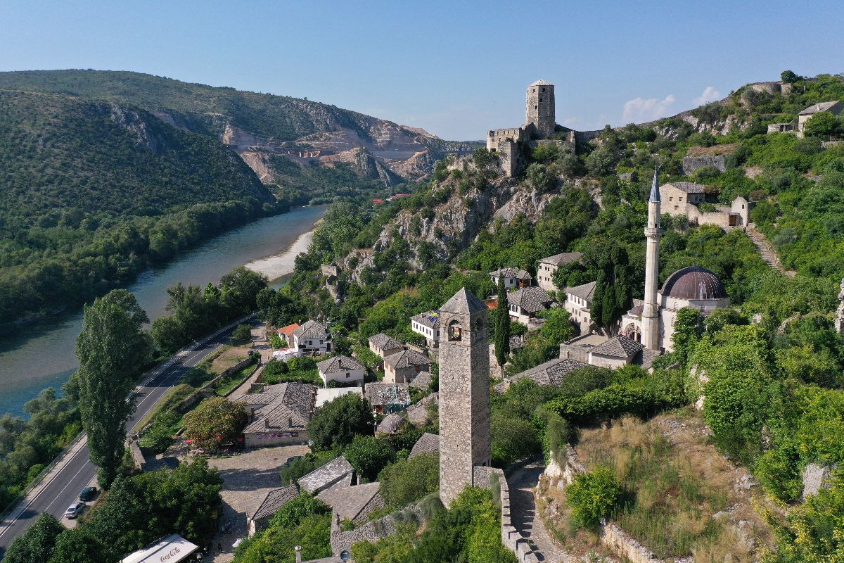 Burgruine Pociteljska in Capljina Bosnien und Herzegowina