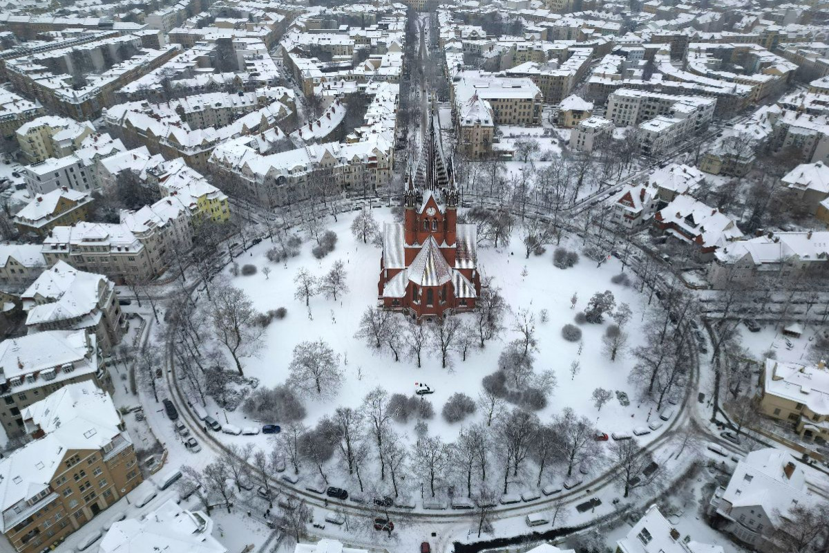 Pauluskirche im Winter