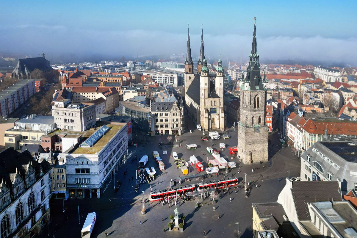Marktplatz in Halle / Saale