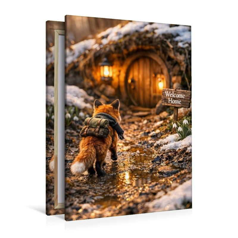 Der kleine Fuchs auf dem Heimweg