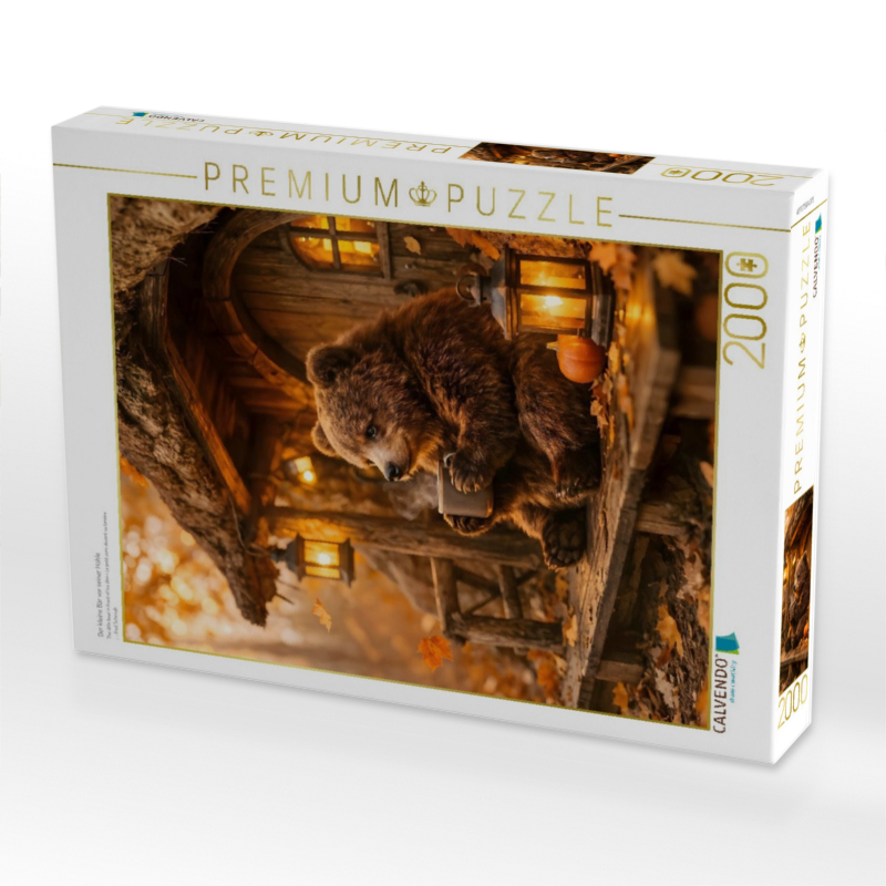 Der kleine Bär vor seiner Höhle