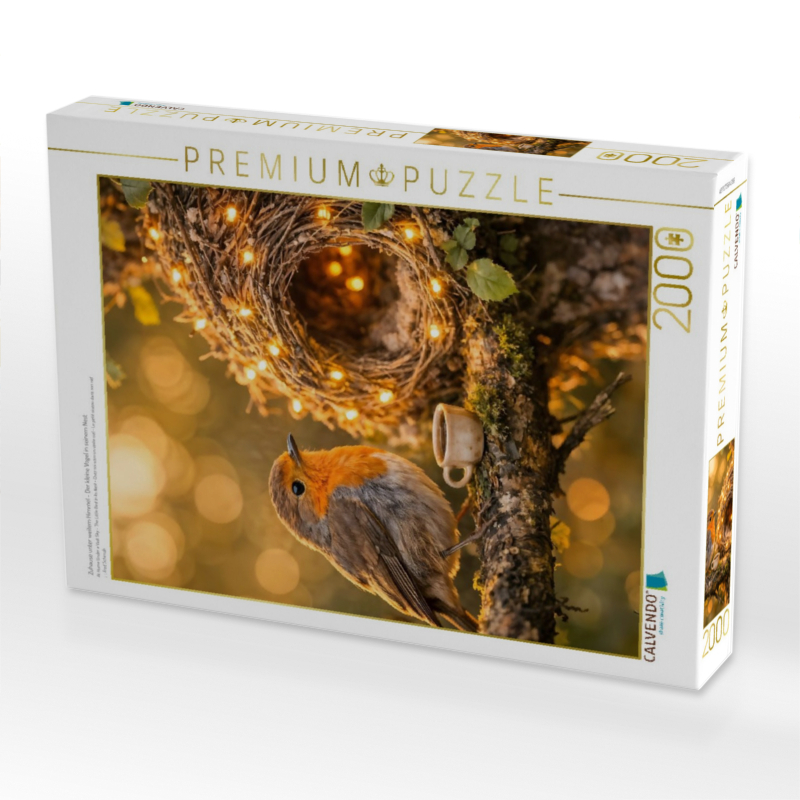 Zuhause unter weitem Himmel - Der kleine Vogel in seinem Nest