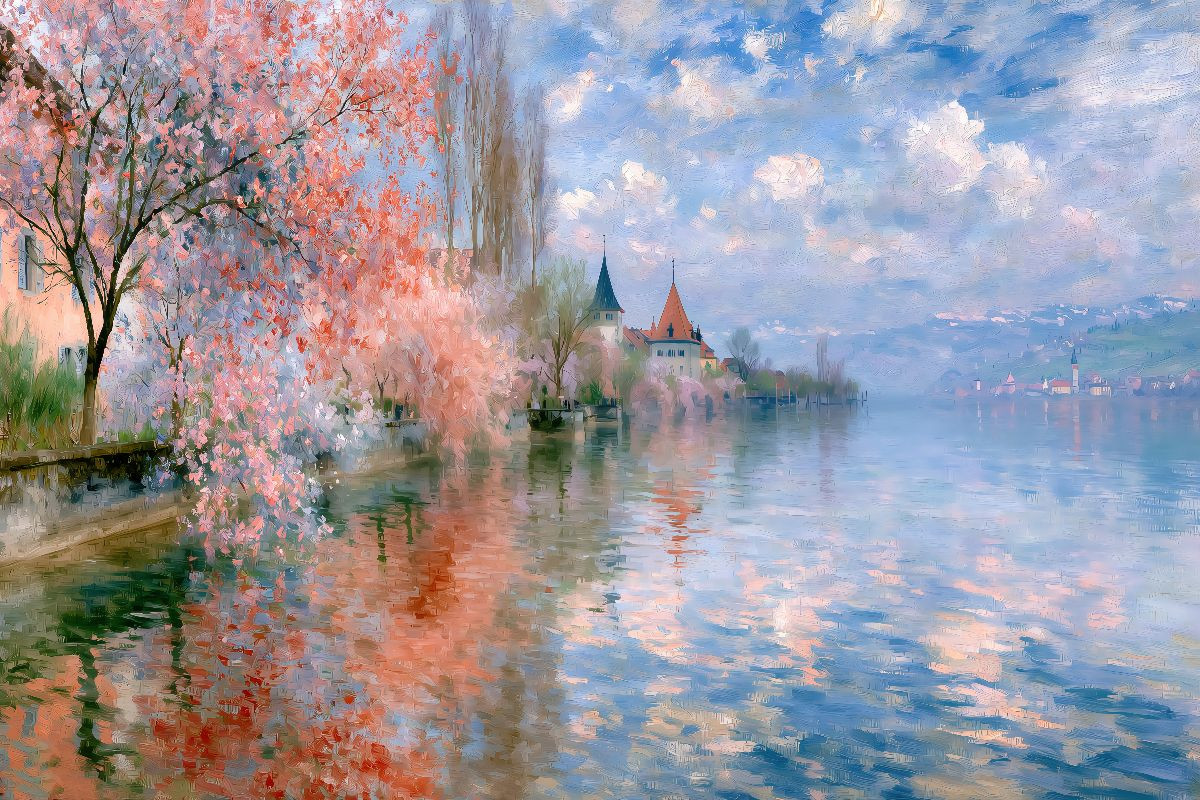 Frühling am See
