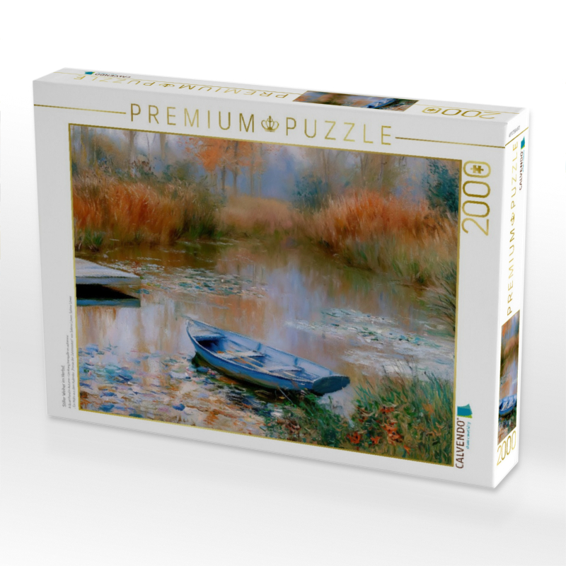 Stiller Weiher im Herbst