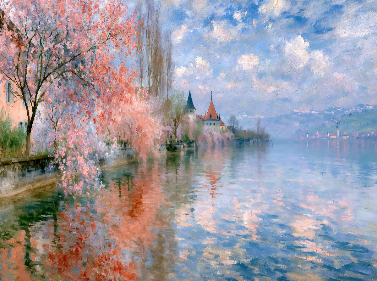 Frühling am See