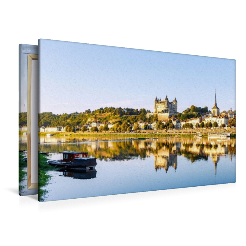 Saumur mit Château de Saumur und Kirche Saint-Pierre