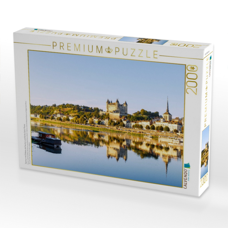 Saumur mit Château de Saumur und Kirche Saint-Pierre