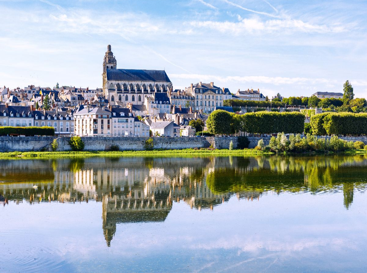 Blois: Stadtansicht mit Cathédrale Saint-Louis