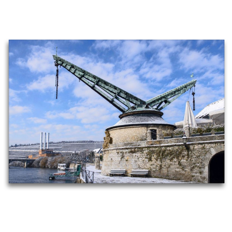 Alte Kranen am Mainufer