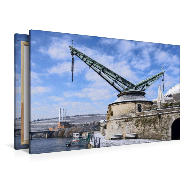 Alte Kranen am Mainufer