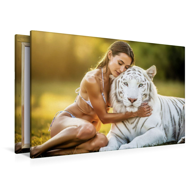 Ein Motiv aus dem Kalender Erotische Frauen mit gefährlichen Tieren