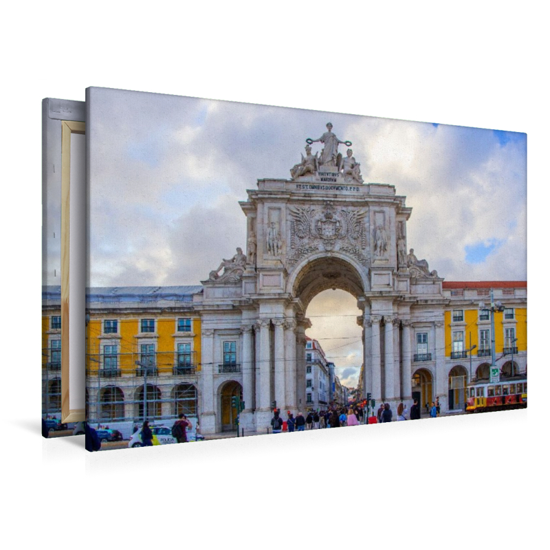 Der Arco da Rua Augusta an der Praça do Comércio