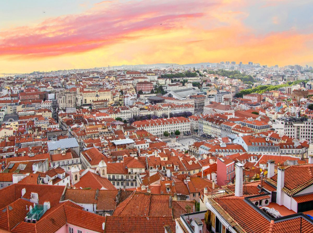Die Stadt Lissabon