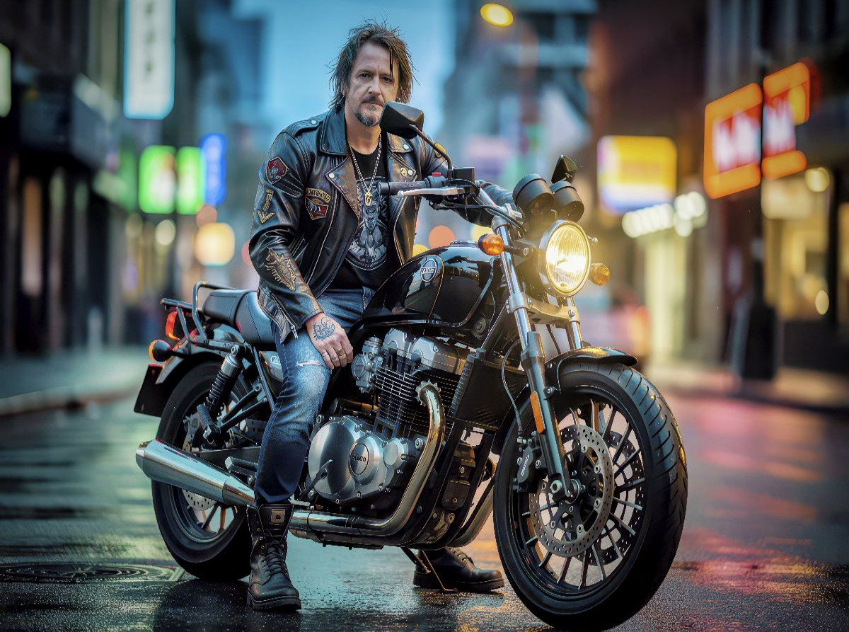 Rocker sein heißt, Glück nicht suchen, sondern fahren.