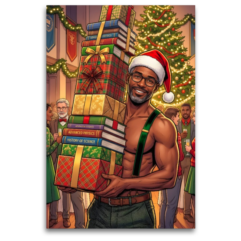 Der Professor auf der Weihnachtsfeier