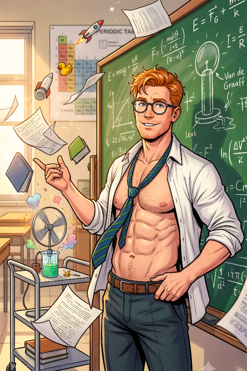Der Lehrer an der Abendschule