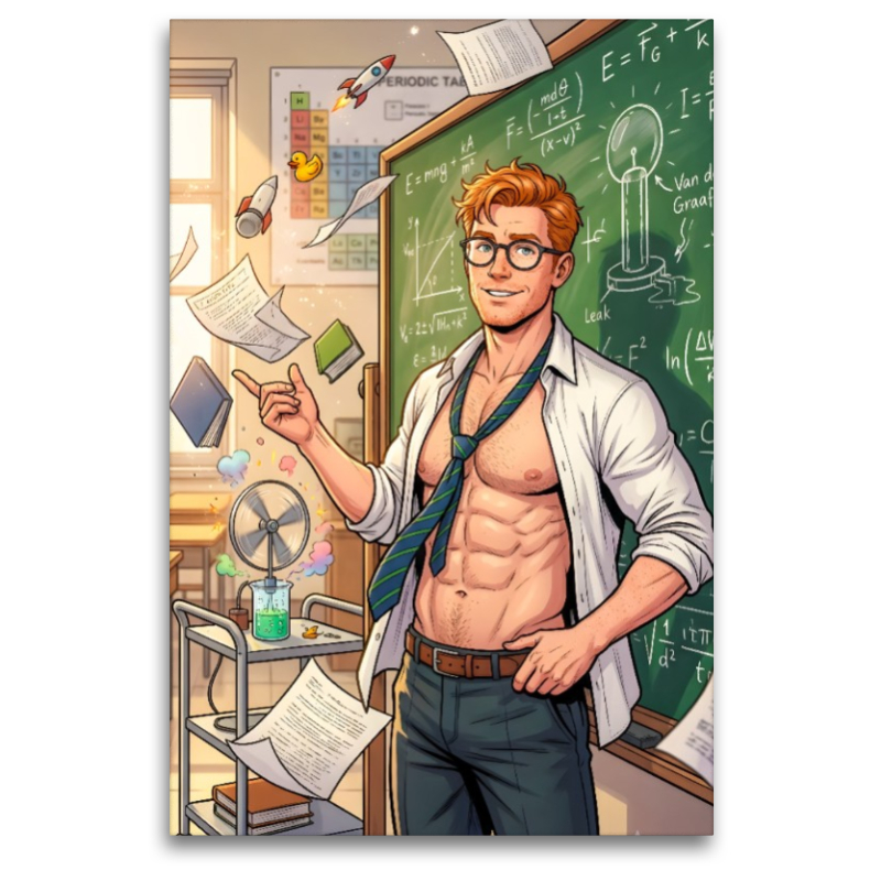 Der Lehrer an der Abendschule