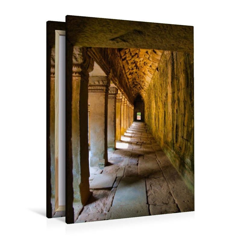 Endloser Säulengang im Tempel von Angkor Wat