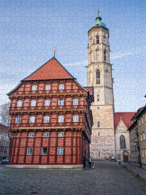 Braunschweig - Alte Waage und St. Andreaskirche