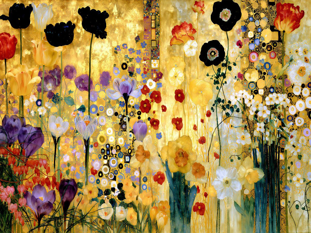 Symphonie der Knospen und Blüten