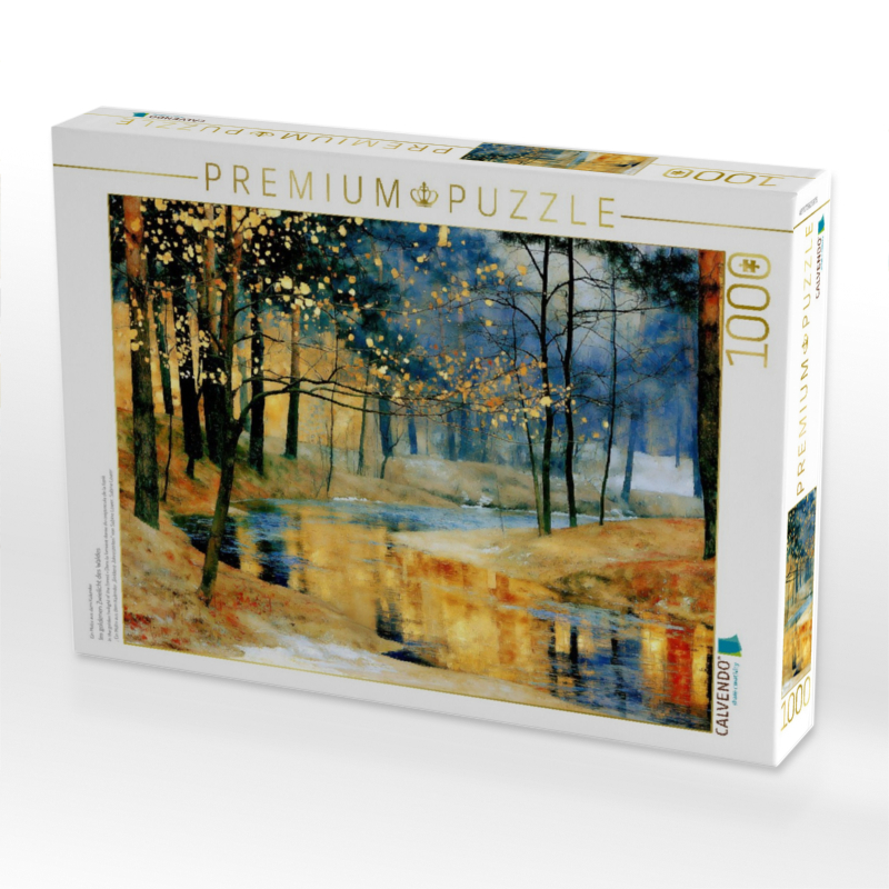 Im goldenen Zwielicht des Waldes