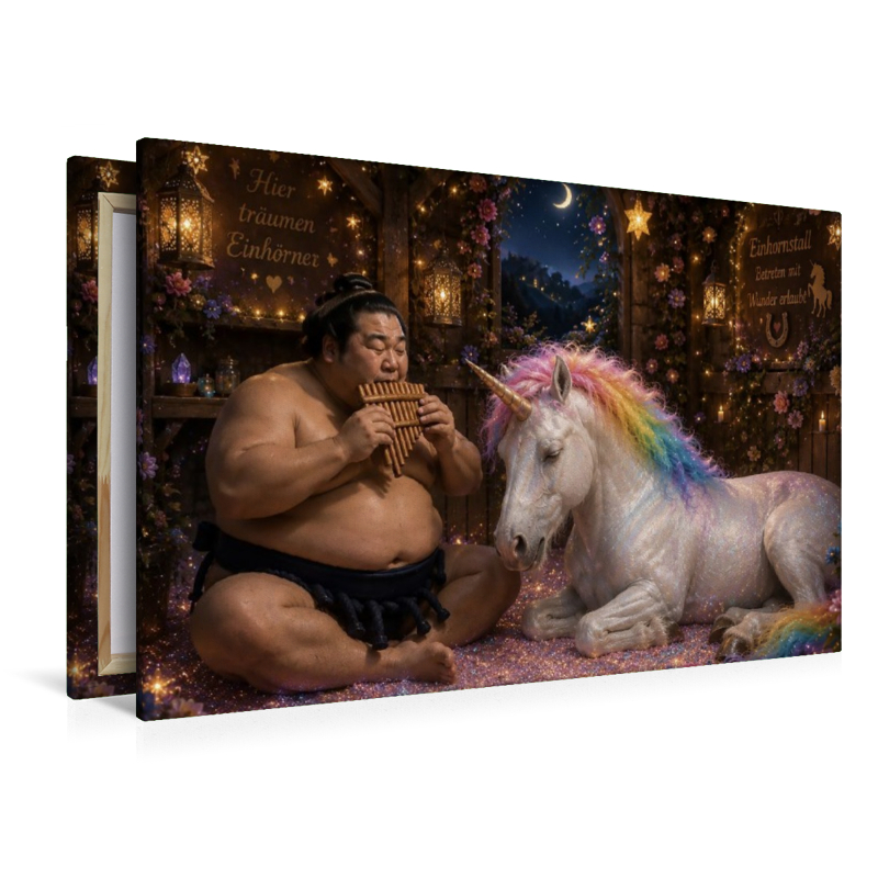 Sumoringer und Einhorn