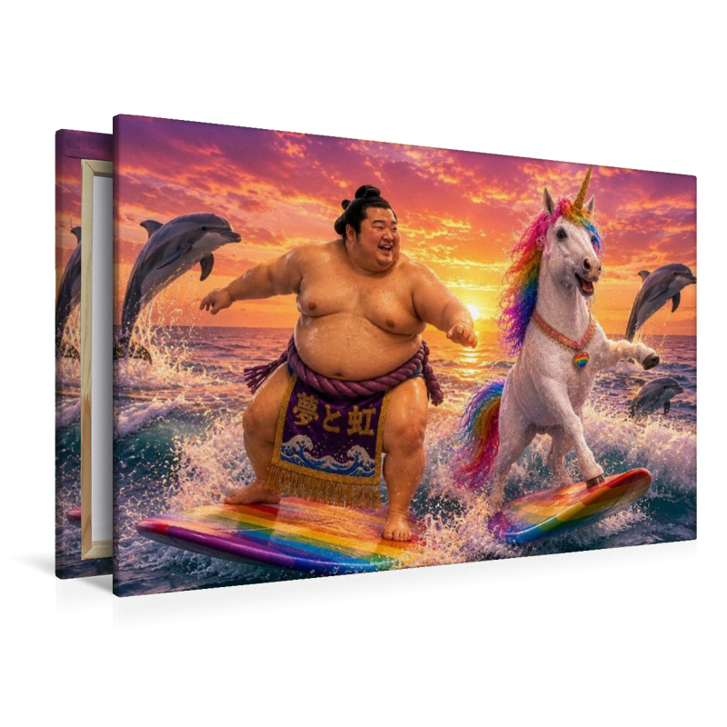 Ein Motiv aus dem Kalender Sumoringer und Einhorn - Fantastische Freunde