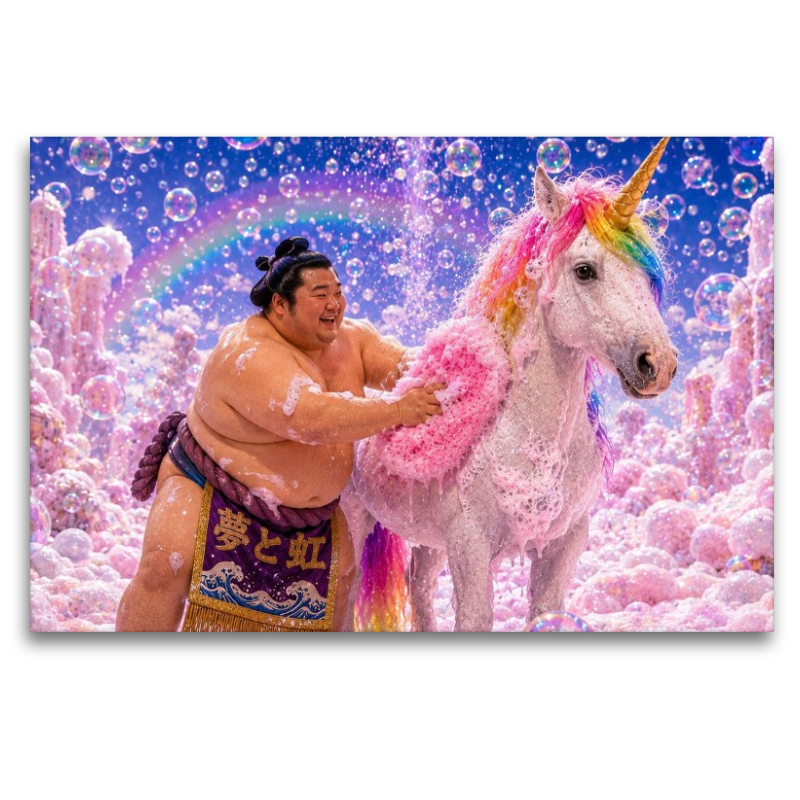 Ein Motiv aus dem Kalender Sumoringer und Einhorn - Fantastische Freunde