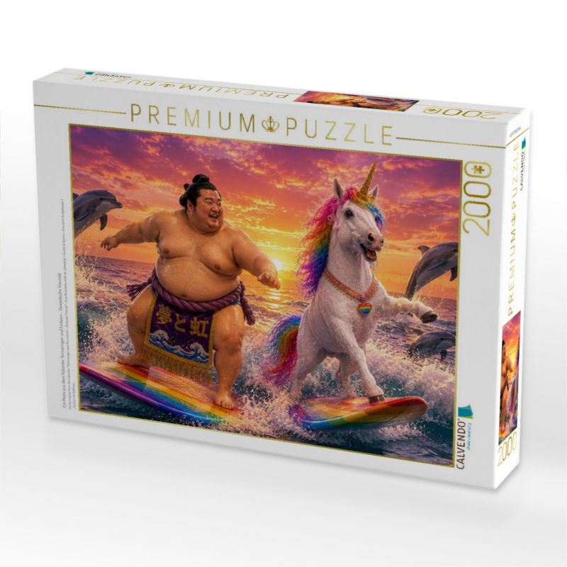 Ein Motiv aus dem Kalender Sumoringer und Einhorn - Fantastische Freunde