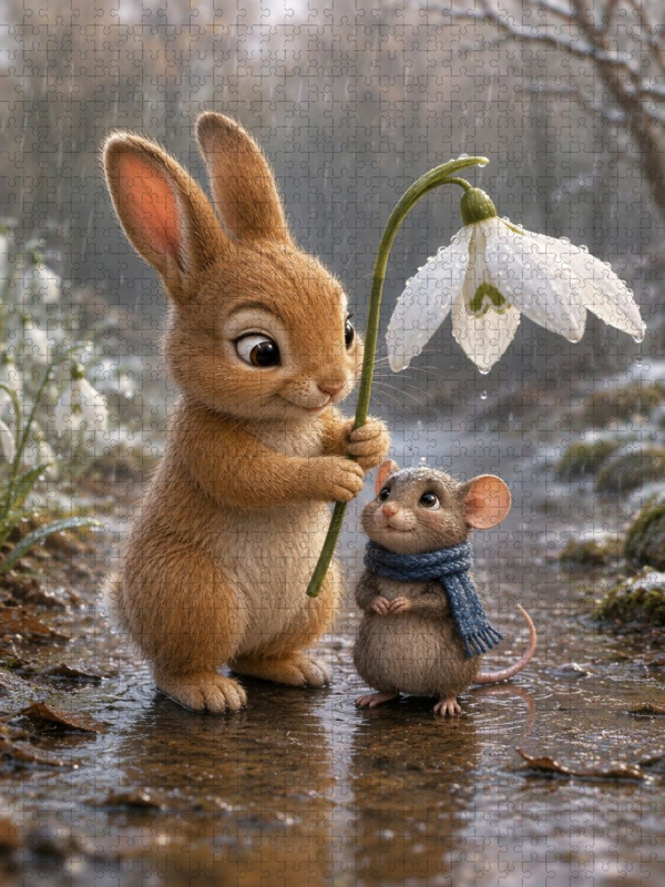 Ein Dach aus Blüten