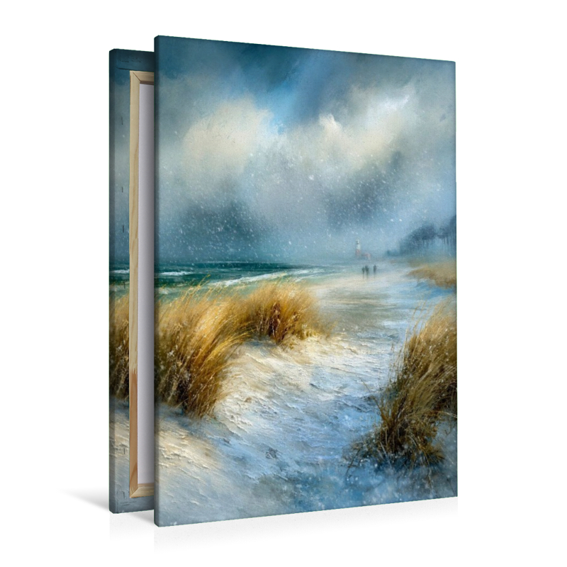 Zwischen Gras und Meer beginnt die Weite
