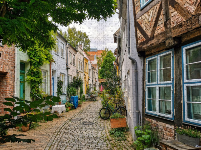 Ganghäuser in der Hansestadt Lübeck