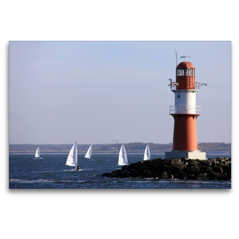 Segelboote in Warnemünde bei Rostock