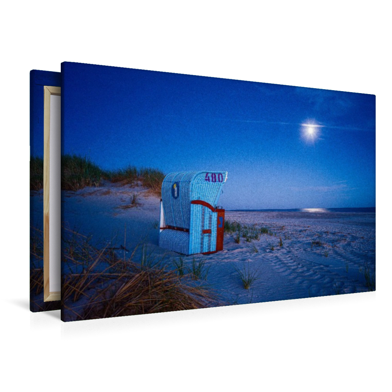 Einsamer Strandkorb