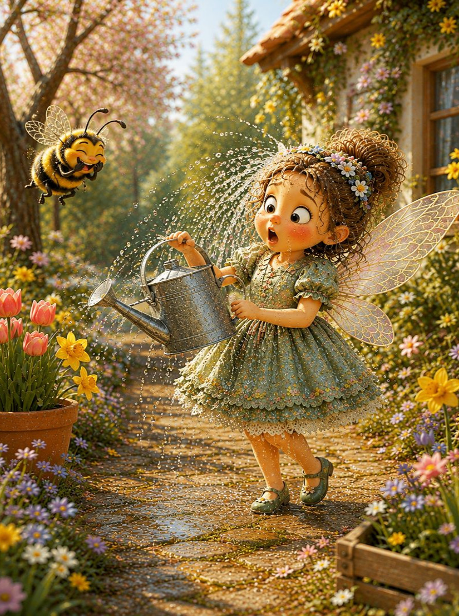 Die nasse Blumenfee