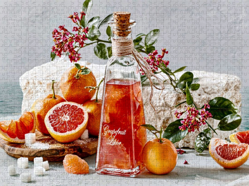 Herb, frisch, pink - ein kleiner Frischekick im Glas