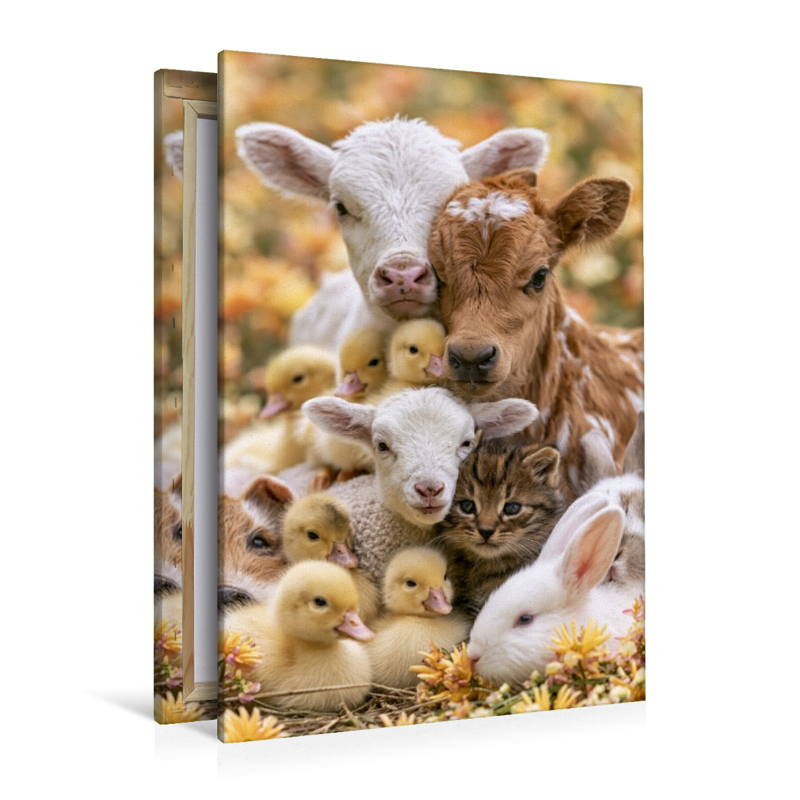 Ein Motiv aus dem Kalender Tierische Landliebe