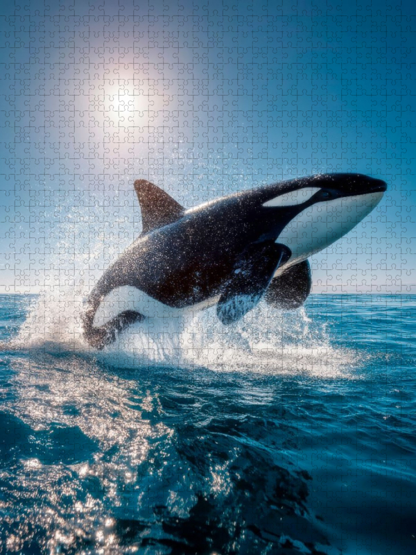 Orca in Freiheit