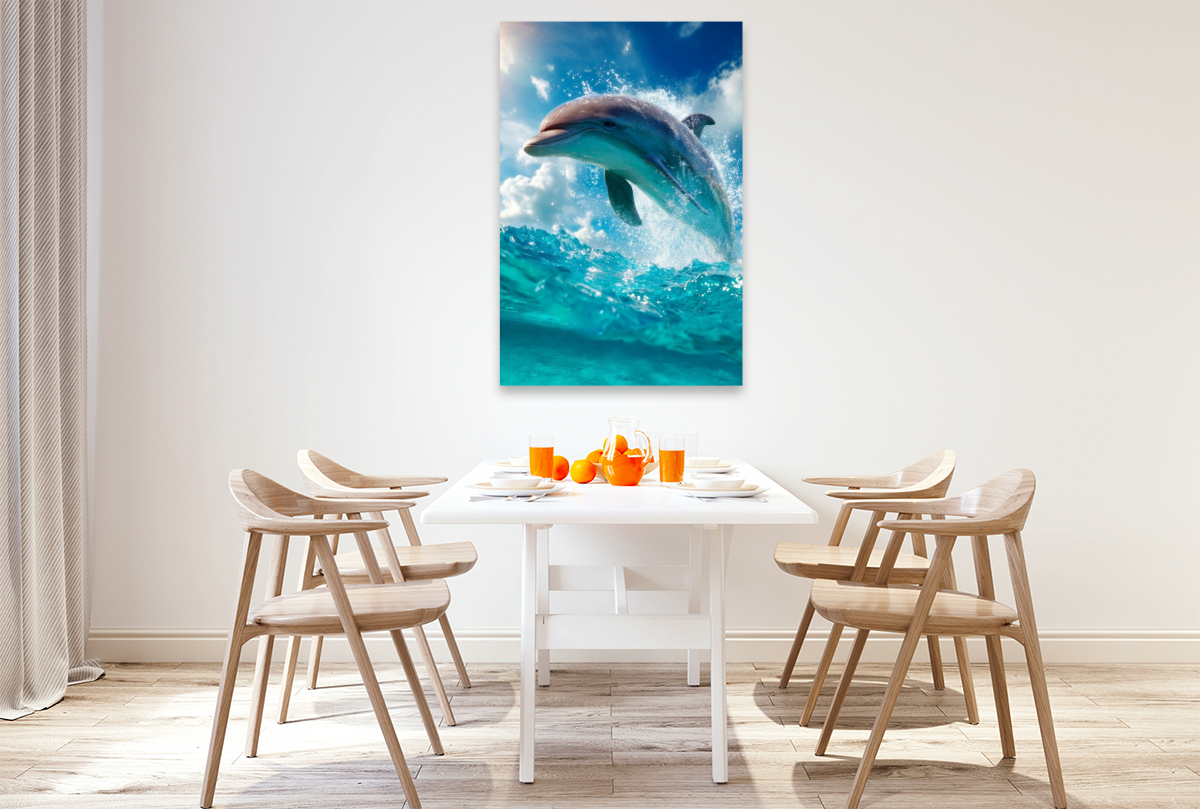 Verspielter Delfin