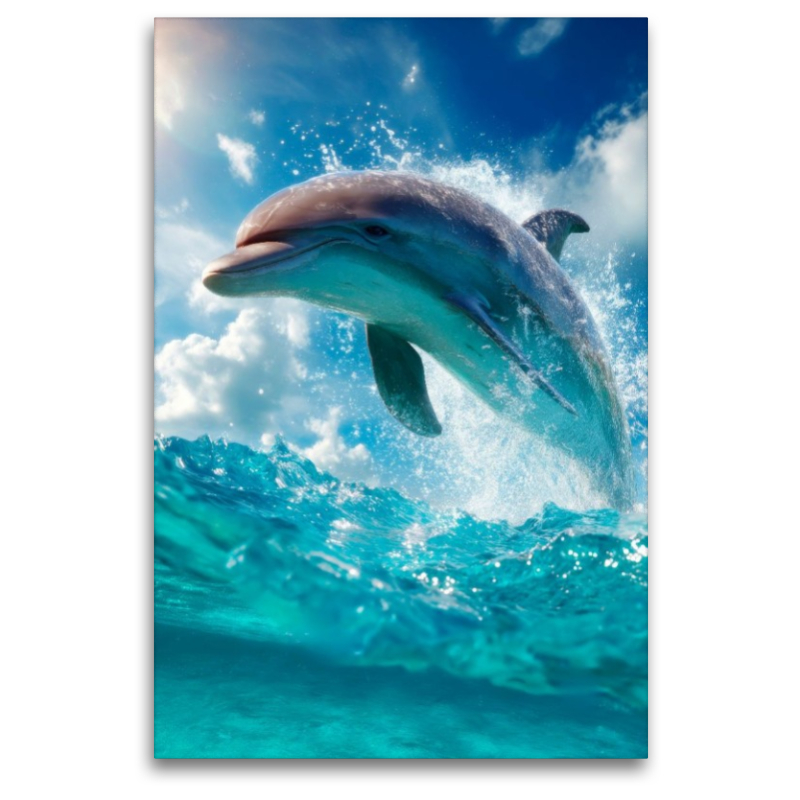 Verspielter Delfin