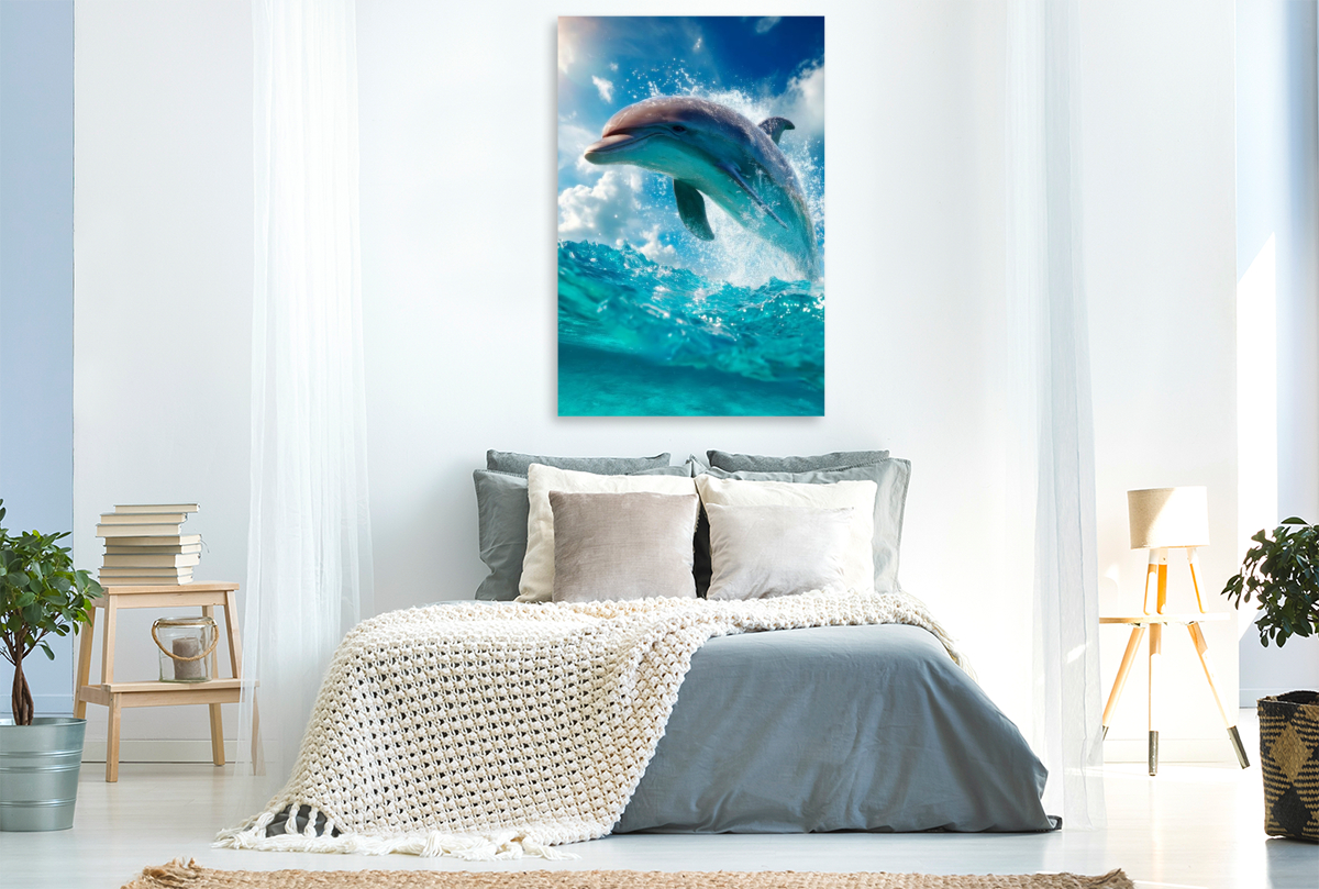 Verspielter Delfin