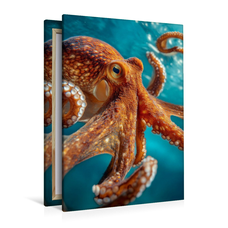 Oktopus in Bewegung