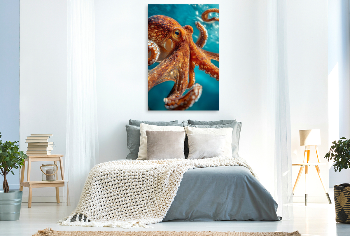 Oktopus in Bewegung
